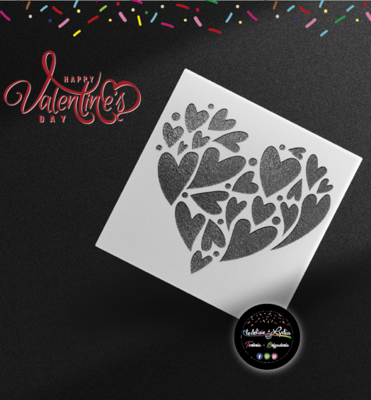Stencil per Dolci e Biscotti e Artigianato e hobby – San Valentino