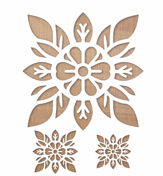 Stencil per Dolci e Biscotti e Artigianato e hobby – Fiori Sku-03